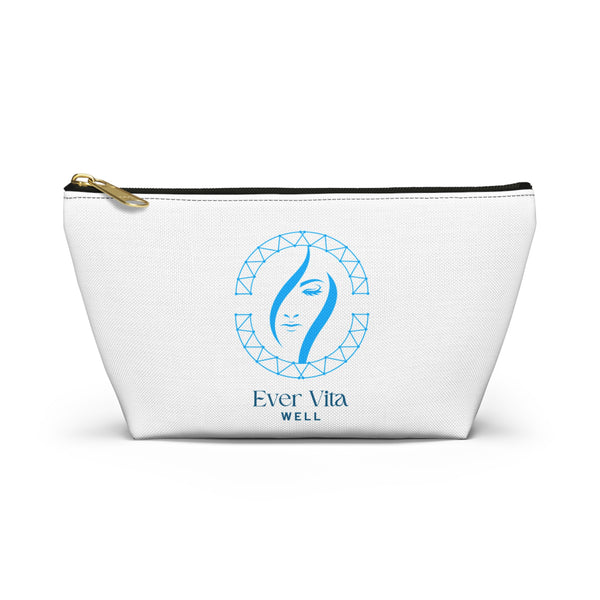 Ever Vita Wellness Accessory Pouch — Cosmetic Bag with T‑Bottom