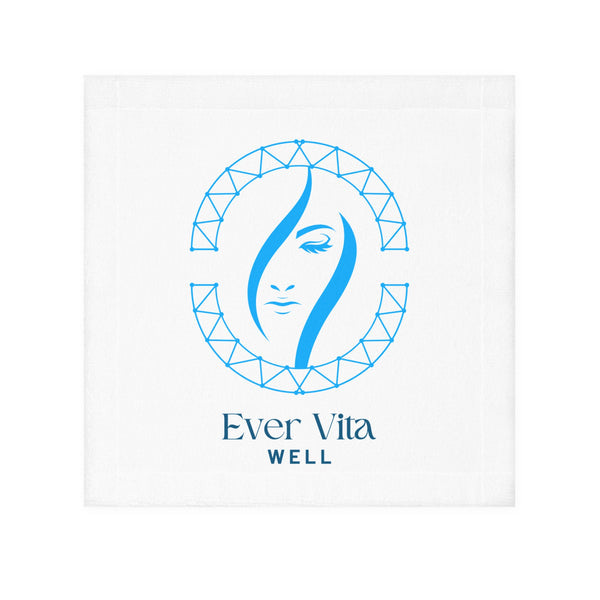 Ever Vita Well Face Towel - Spa Logo Skincare Handkerchief