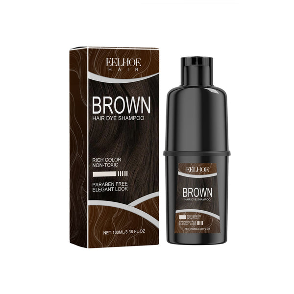 Herbal Hair Dye Shampoo Long Lasting Color Care