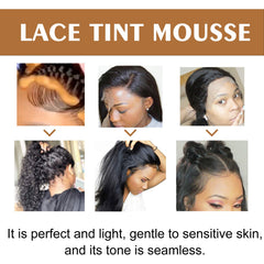 Lace Tint Mousse Easy Hair Wig Coloring Conditioner