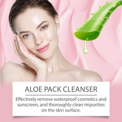 Aloe Soothing Cleanser Gentle Pore Exfoliating Smoothing Face Wash