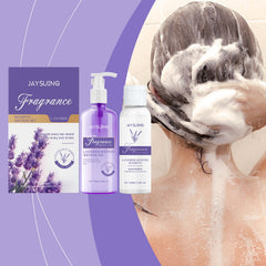 Lavender Shampoo Shower Set Cleansing Moisturizing Hair Body