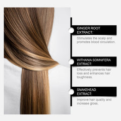 Herbal Hair Care Shampoo Gentle Scalp Cleansing Frizz Control