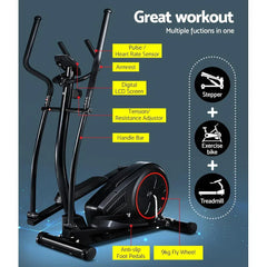 Everfit Elliptical Cross Trainer For Home Cardio Workouts