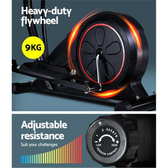 Everfit Elliptical Cross Trainer For Home Cardio Workouts