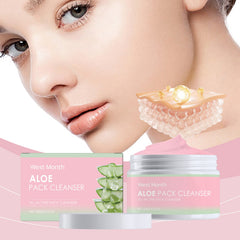 Aloe Soothing Cleanser Gentle Pore Exfoliating Smoothing Face Wash
