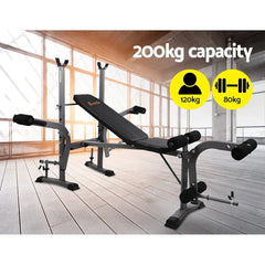 Everfit Multi Station Weight Bench For Strength Training