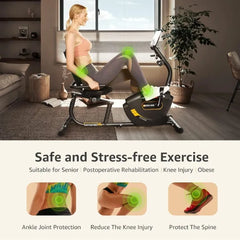 Recumbent Exercise Bike For Adults Seniors Home Workouts