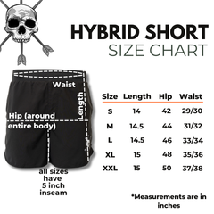 MEN'S | HYBRID SHORT : BLACK