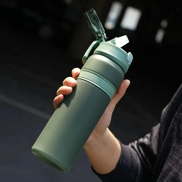 Portable Tritan Water Bottle With Straw For Sports